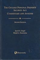 The Ontario Personal Property Security Act - Commentary and Analysis, 2nd Edition 043342334X Book Cover