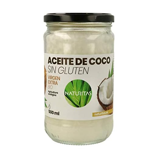 Aceite de Coco bio Sin Gluten 500 ml Naturitas | Nutritivo e Hidratante