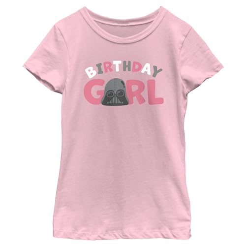 STAR WARS Girl's Birthday Girl Cartoon Darth Vader T-Shirt