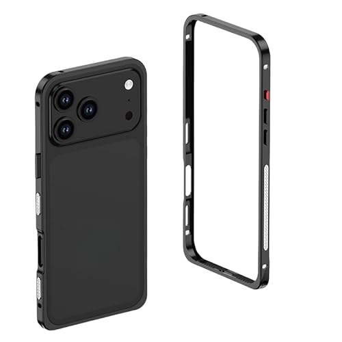 iPhone17pro maxpop[ A~ M ACtH17v}bNXP[X t[ JYی ^TChJo[(ubN)