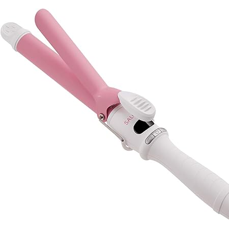 Amazon Salonia サロニア セラミック カール ヘアアイロン 25mm ホワイト 海外対応 プロ仕様 Max210 Salonia サロニア ヘアアイロン