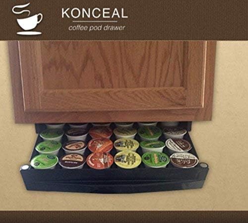 Konceal - Keurig K-Cup Under the Cabinet Storage Drawer