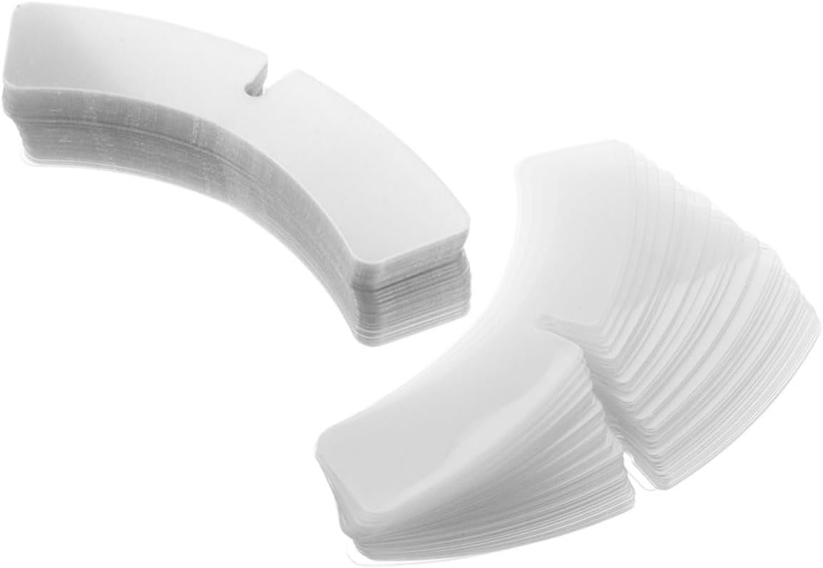 BESPORTBLE 200Pcs Plastic Collar Stays for Men Reusable Collar Support Inserts for Dress Shirts T Shirts and Uniforms Reliable Non Slip Design for Secure Fit and Use