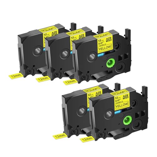 Rubans laminés TZe-FX231 de 12mm extra flexibles pour marquage de surfaces courbées