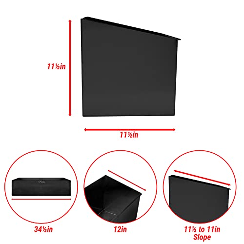 Support 3 projecteurs aluminium Pit Posse 436bk noir rack rangement remorque race
