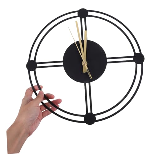 Reloj de Pared Vintage de Metal BESPORTBLE 31 cm miniatura 4