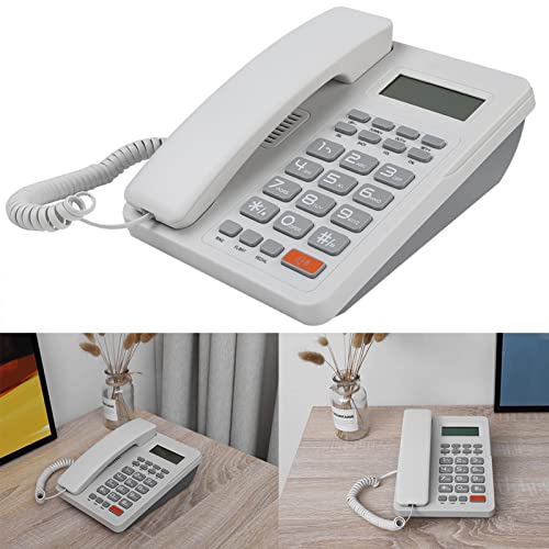 Teléfono de escritorio con cable, pantalla y función DTMF miniatura 6