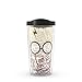 Tervis 1209497 Harry Potter - Glasses and Scar Tumbler with Wrap and Black Lid 16oz, Clear