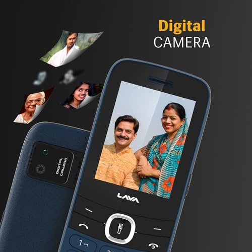 Image of Lava A7 Torch Dual Sim Keypad Mobile Phone (with Instant Slide Torch)| 2.4 inch Big Display | Powerful Battery Backup | Vibration Alert | Camera | Wireless FM & Bluetooth | Blue