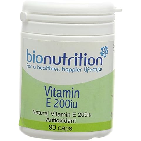 Bio Nutrition Vitamin E 200iu - Antioxidant Vitamin - 90 caps Cover