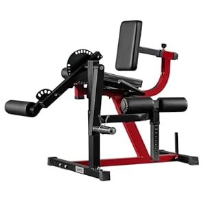 GMWD Leg Extension and Curl Machine, Lower Body Special Leg Machine, Adjustable Leg Exercise Bench with Plate Loaded, Leg Rotary Extension for Thigh, Home Gym Weight Machine