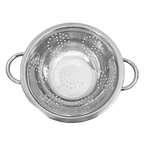 Image of Winco Stainless Steel Colander with Base, 3-Quart