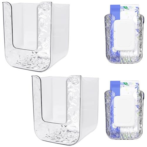 TZEKING 2 Stück Feuchttücher Aufbewahrungsbox Wandhalterung,...