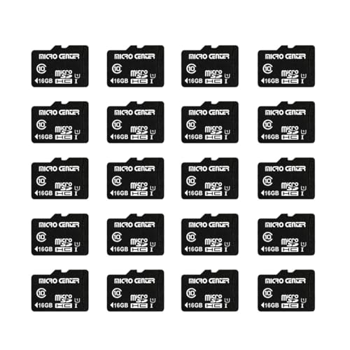 Grabación de video Full HD fluida con tarjeta micro SDHC 16GB Clase 10 Micro Center en pack