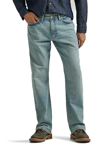 Wrangler Men's Relaxed Bootcut Jean, Light Wash, 40W x 30L