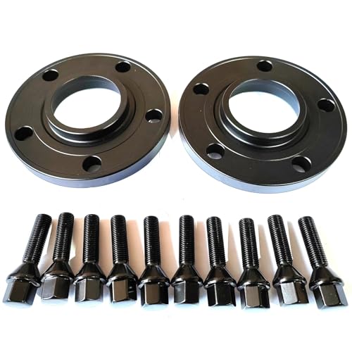 Élargisseurs de voie 15mm 5x112 pour jantes alu X5 G05 entretoises de moyeu noires robustes