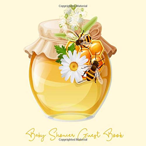 Buy Baby Shower Guest Book Bees Bumble Bee Yellow White