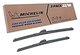 Michelin 40-2218SPBA Pro Plus Silicone Twin Pack 22 & 18 inch Wiper Blade Fits Select Chevrolet, GMC, Cadillac, Mazda, Infiniti, Honda, Lexus, BMW, Acura, Hyundai, Model Years (2 Pack)