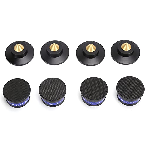 4 Unids/set M8x60 Altavoz De Audio Hifi Amplificador Pies Almohadilla Picos Altavoces De Cobre Puro Piezas De Reparacion