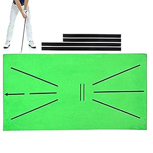Jixista Alfombrilla de Golf Esterilla de Entrenamiento de Golf,Alfombrilla de Detección de Swing para Interiores y Exteriores para Detección De Swing Bateo Mini Alfombrilla De Entrenamiento De Golf
