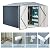 10x12 ft Outdoor Storage Shed, Large Metal Sheds with Lockable Door and Sloping Roof, Extra Large Utility Tool Storage Shed for Patio Lawn Backyard Outside Use, Brown