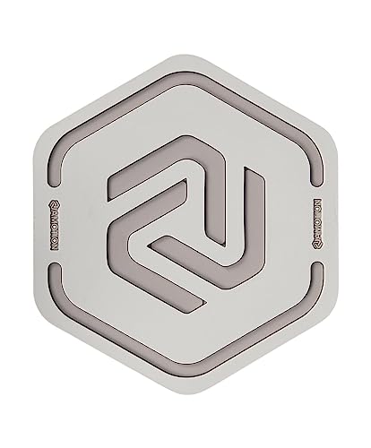 AMOTION Roam Silikonuntersetzer Stone | 14cm Durchmesser - Anti-Rutschfunktion auf Allen Flächen - Spülmaschinenfest und Flexibles Material - Glassuntersetzer - Telleruntersetzer