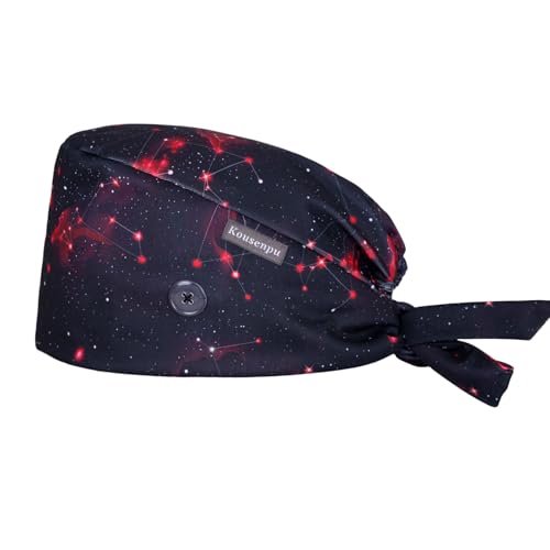 Image of Kousenpu Scrub Caps for Men, Adjustable Surgical Cap, Breathable Medical Hat for Doctors, Nurses & Healthcare Professionals