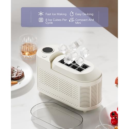 Jiawu Máquina de hielo portátil 120W compacta miniatura 3