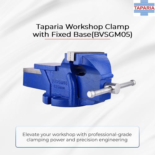Image of Taparia 125Mm Bench Vice Fixed Base (Bvsgm 05)