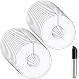 ERA Accents 30 Closet Dividers for Clothing Rack – White Clothing Rack Size Dividers, Closet...
