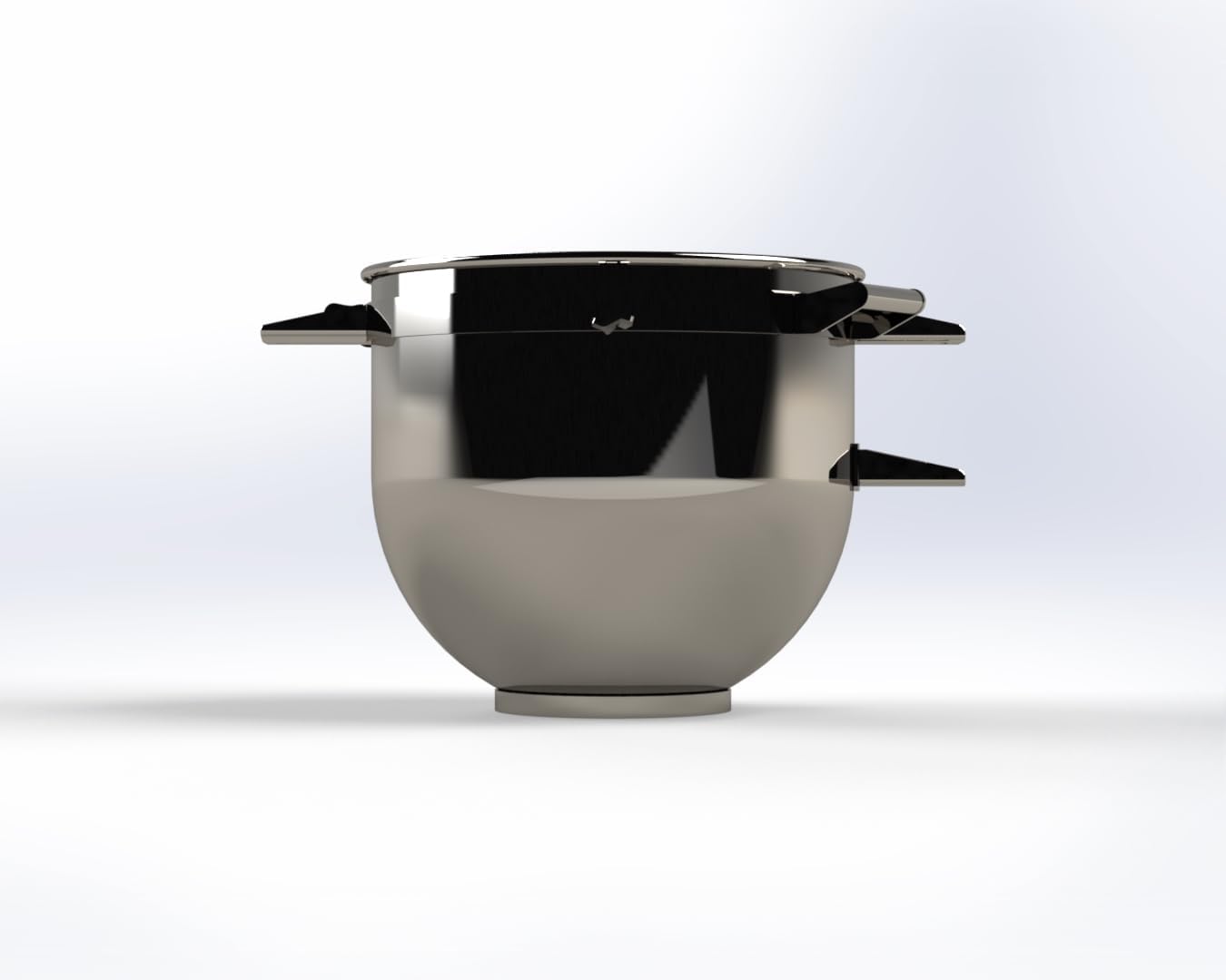 Hobart Legacy Mixer Stainless Steel Mixing Bowls for Kitchen – Durable, Rust-Resistant, Large Mixing Bowl for Cooking, Baking, and Food Prep – Stackable and Dishwasher Safe, 80 QT, HL800, HL800C