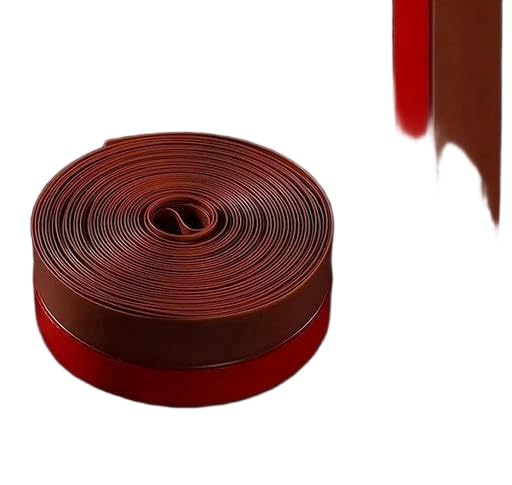 Door Draft Stopper - 1 Meter Weather Stripping Door Seal Strip, Under Door Sweep for Noise, Dust & Draft Protection (Brown)|DAS-P636-image-28