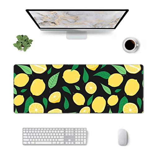 Tapis de souris de jeu citron grand format pour décorer votre bureau de maison - 3