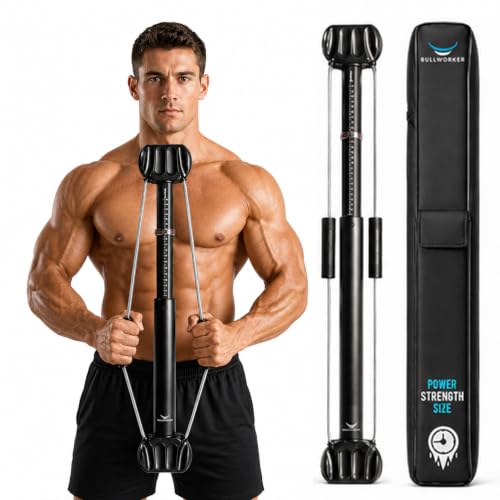 Bullworker Bow Classic 36 Isometric Exercise Equipment Portable Home Gym Customized Variable Resistance Chest and Arm Trainer Full Body Strength Trainer Shoulder Exerciser
