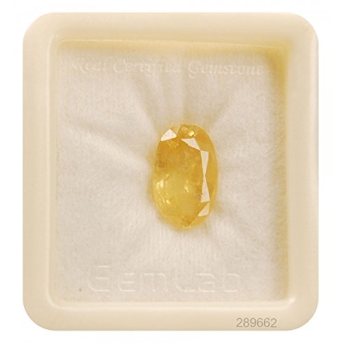 AAA++ Quality Yellow Sapphire Ceylon Mined Pukhraj Gemstone 9.25 Ratti / 8.72 Carat Certified Natural Gemstone-image-0