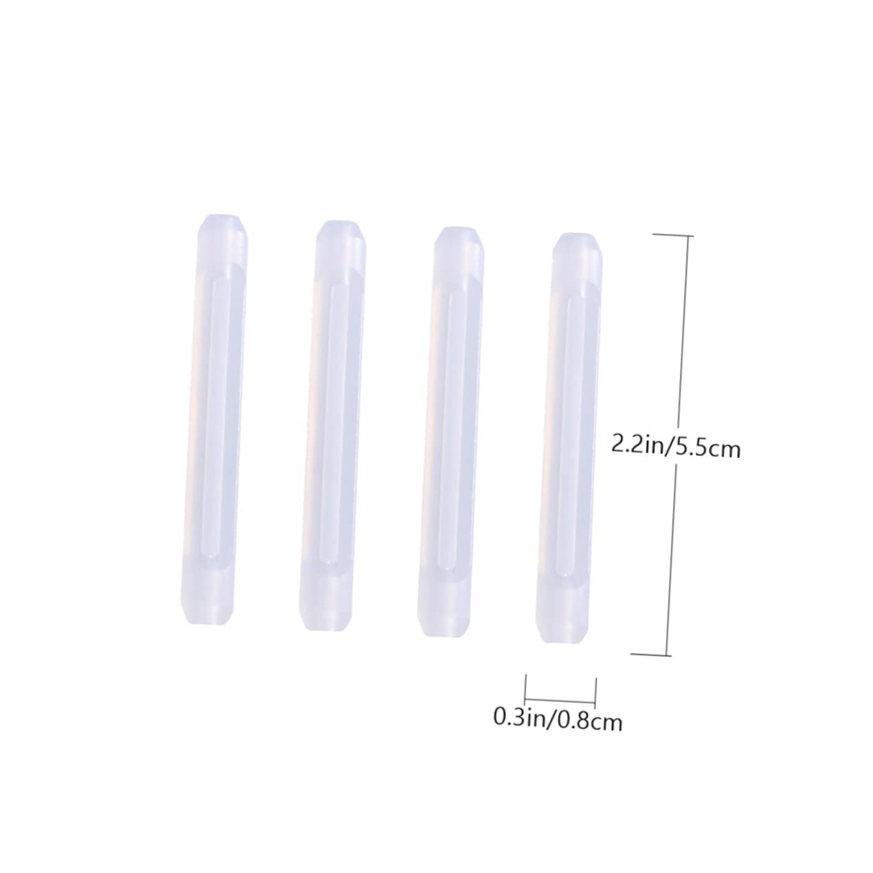 TOVINANNA Flexible Anti-Slip Glasses Sleeve 10 Pairs Silicone Temple Covers Eyeglass Temple Sleeve for Safety Goggles