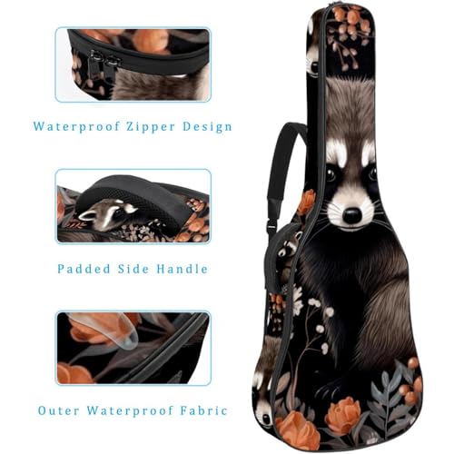 JRHEJTFZ Housse pour guitare acoustique de 1,9 cm d’épaisseur – Imperméable – Durable et élégant – Motif plumes de paon, Multicolore 4., 42.9×16.9×4.7 in, Motif imprimé tendance - Les Beatles, Paul McCartney, John Lennon, RIngo Starr, George Harrison JRHEJTFZ Housse pour guitare acoustique de 1,9 cm d'épaisseur - Imperméable - Durable et élégant - Motif plumes de paon, Multicolore 4., 42.9x16.9x4.7 in, Motif imprimé tendance – Image 5