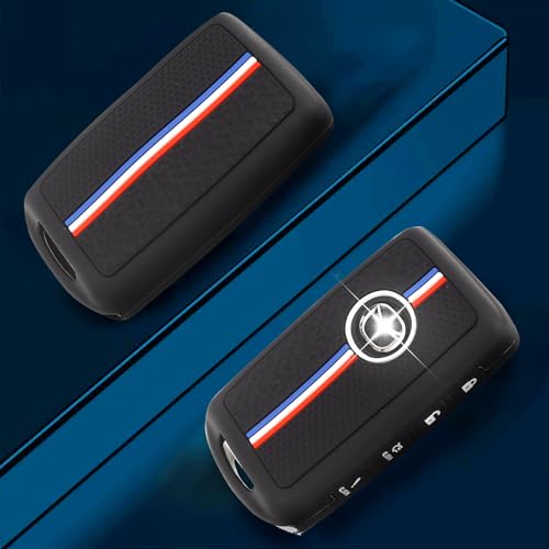 Juttzzei Mazda Car Key Fob Cover - CX Series (3, 30, 5, 50, 60, 9) & MX5 - 4 Button, Upgraded TPU Silicone Key Cover (Black) - Image 3
