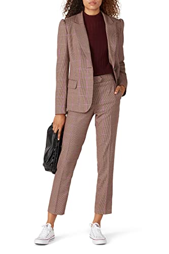 MILLY Women's Kristen Check Plaid Pant