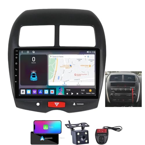 ZZPHKK Android 13 Autoradio für Mitsubishi ASX 1 2010-2016 mit Carplay Android