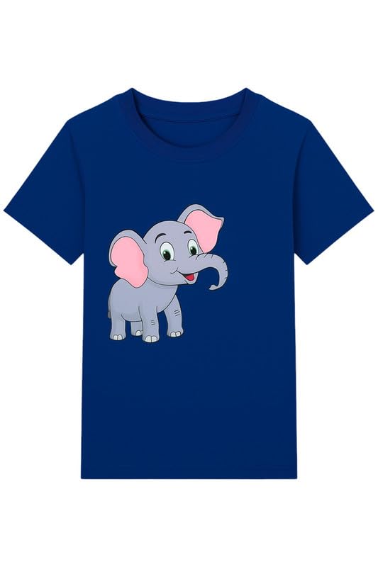 Image of Trendy Printed Cotton Blend Half Sleeve T-Shirt for Boys - Pack of 2
