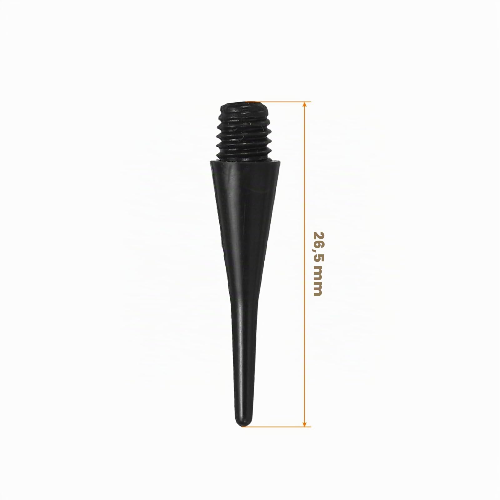 wenrescry 200 pezzi di punte per freccette in plastica, punte per softdart con filettatura 2BA, punte di ricambio durevoli per freccette morbide, facili da sostituire, accessori per freccette per gli