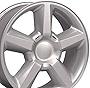 OE Wheels LLC 20 inch Rim Fits Chevy Tahoe LTZ Wheel CV83 20x8.5 Silver Wheel Hollander 5308