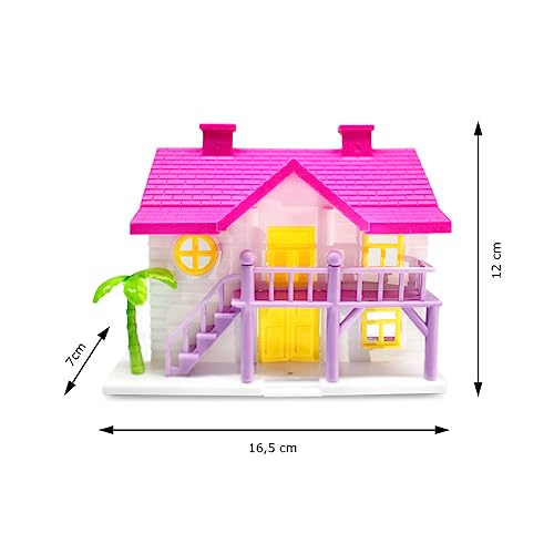 Casinha de Boneca Doce Lar - Frente Rosa 6019