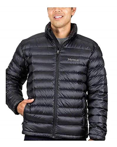 Marmot Men's Packable Azos Down Jackaet, Fill Power 700 (Black, Medium)
