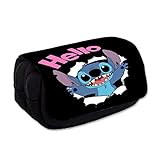 ❤【Most suitable size】21*7*10.5cm . Suitable size but not too large to carry, large bag and compartments allow you to store pencils, eraser, stapler, sharpener, coins, headphones, cables, power supply, mobile phone, etc. Not only better protect pens and accessories, but also keep things tidy and tidy.