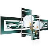Runa Art Bild XXL Blumen Calla 200 x 100 cm Kunstdruck Vlies Leinwandbild Wanddekoration Wohnzimmer Schlafzimmer 2026b