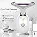 Skin Beauty Device for Face and Neck, 3 in 1 Portable Electric Face Massager(White)