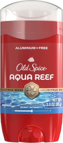 Image of Old Spice Aluminum Free Deodorant for Men, 24 /7 Odor Protection, 24 /7 Freshness & Lasting Scent, Aqua Reef with Cypress Scent, 3.0 oz (Pack of 12)