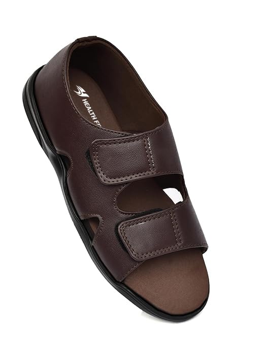 Image of HEALTH FIT Men's Diabetic & Orthopedic with Extra Soft Comfortable Sandal